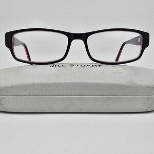 Jill Stuart JS294-3 Black Pink Rhinestone Eyeglasses Frame w/ Flexhinge and Case